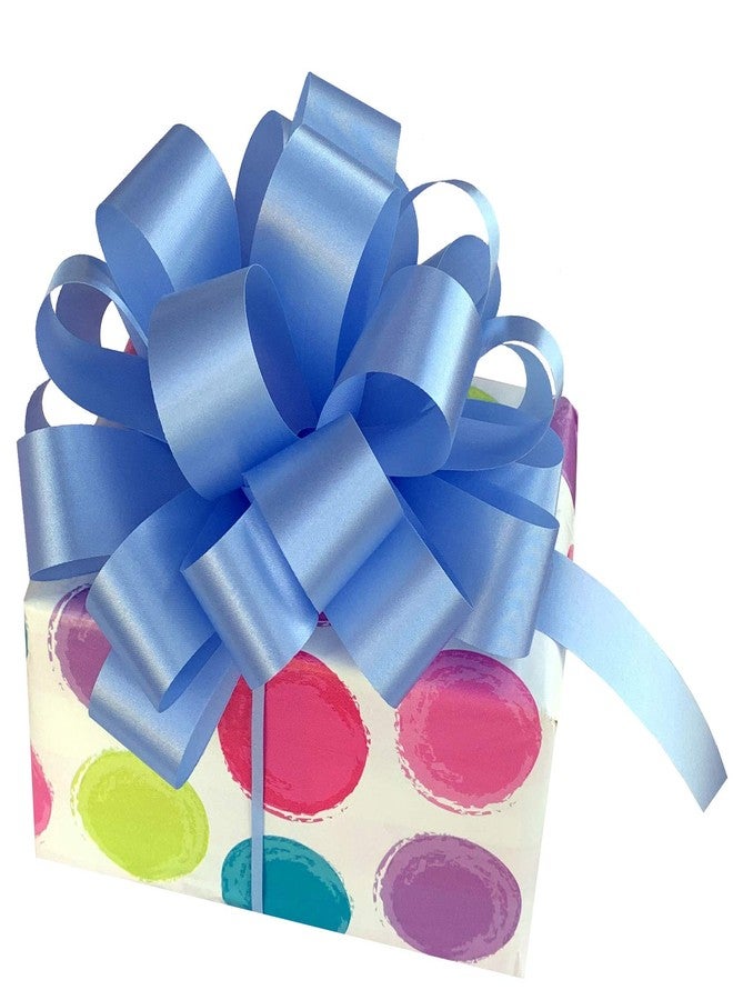GiftWrap Etc. Large Pastel Gift Ribbon Bows - 8" Wide, Set of 6 Pull Bows, Lavender, Mint, Yellow, Rose, Spring, Summer, Gift Basket Decorations, Birthday, Fundraiser, Christmas, Easter - Image 3